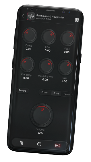 Music Player Screen Mockup